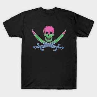 Polysexual Pirate Pride (darkMode) T-Shirt